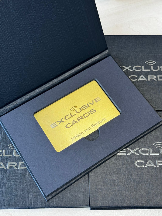 Exclusive Card Brushed Gold