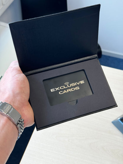 Exclusive Card Matte Black